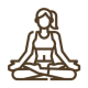 Gestion des émotions Femme yoga